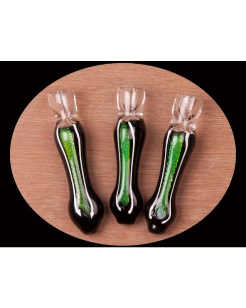 Dichroic chillum & one hitter pipes HGCHD 043