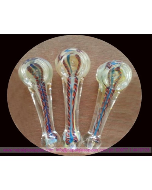 Glass Peanut Pipe HGPNS 053